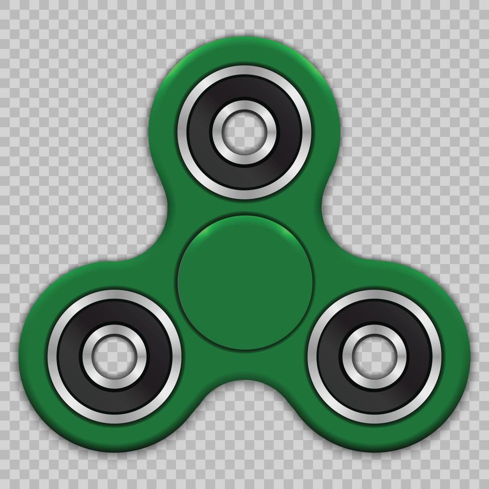 Hand spinner fidget vector illustration