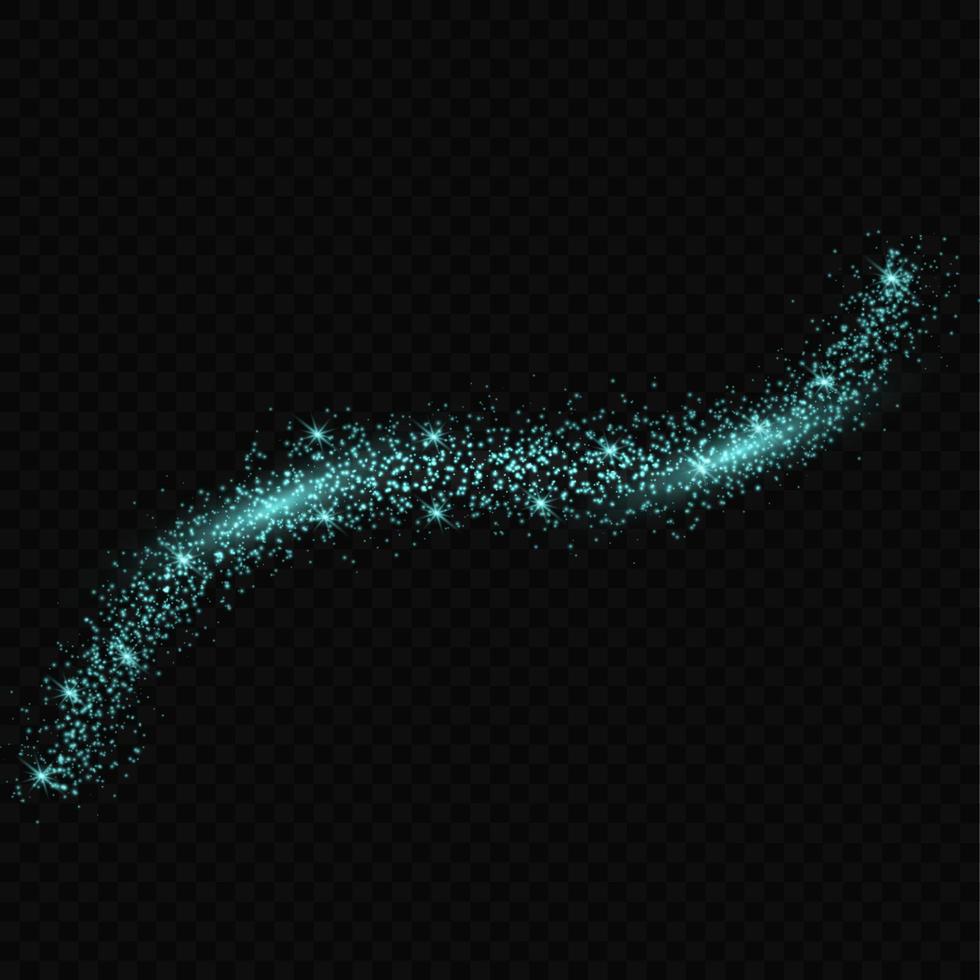 glow light effect stars bursts with sparkles isolated vector