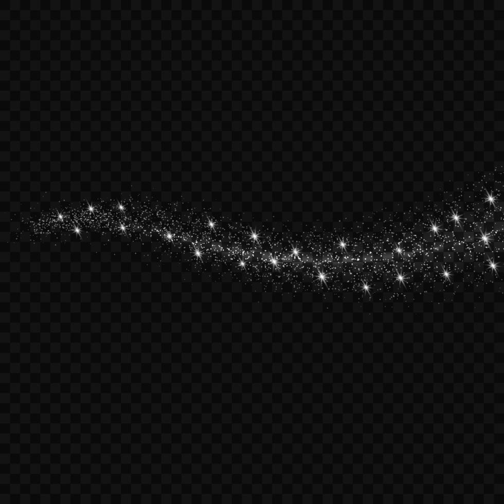 glow light effect stars bursts with sparkles isolated vector