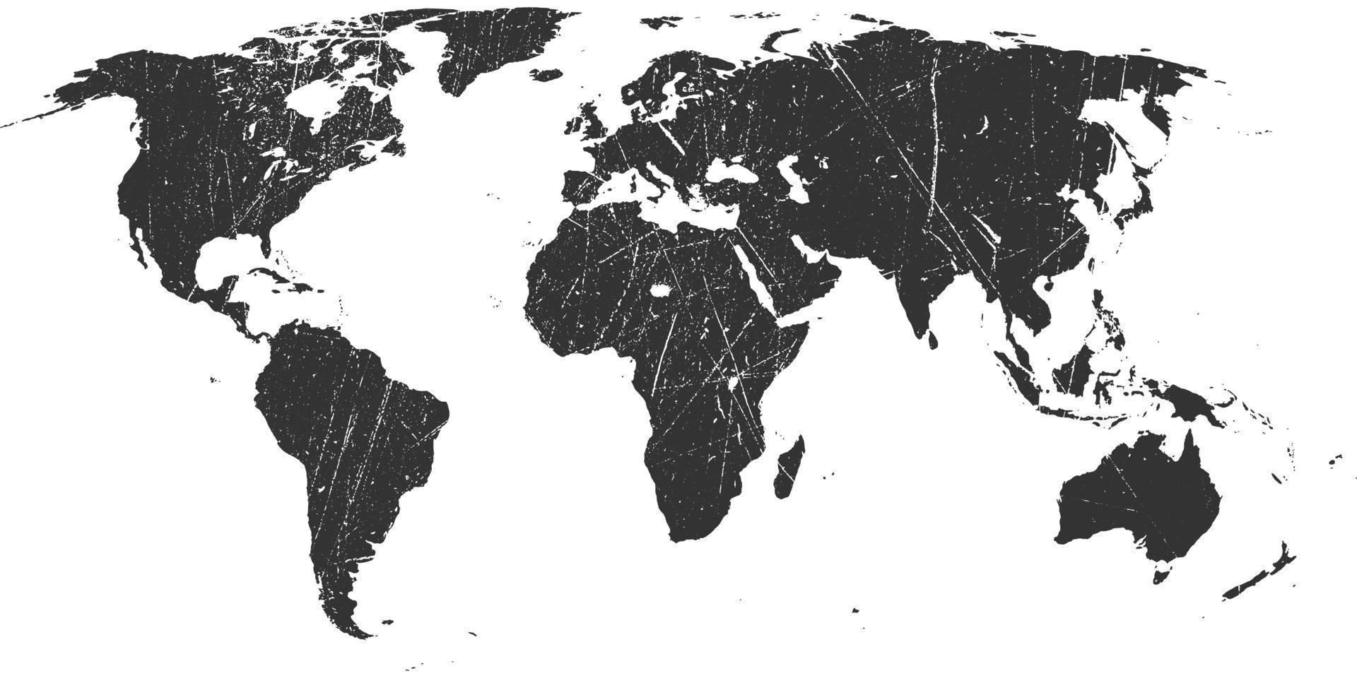 mapa del mundo vector