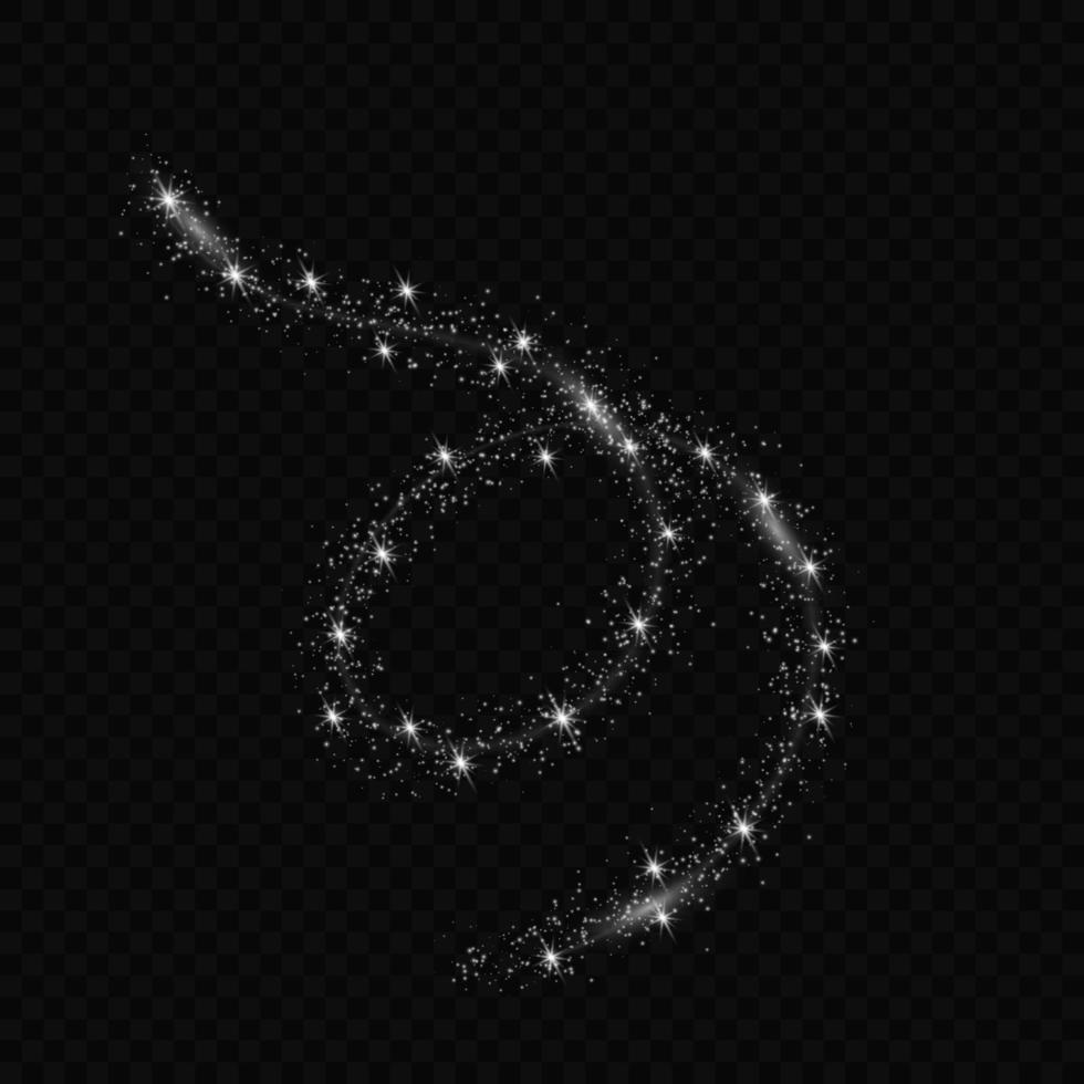 Magic light glow effect stars bursts vector