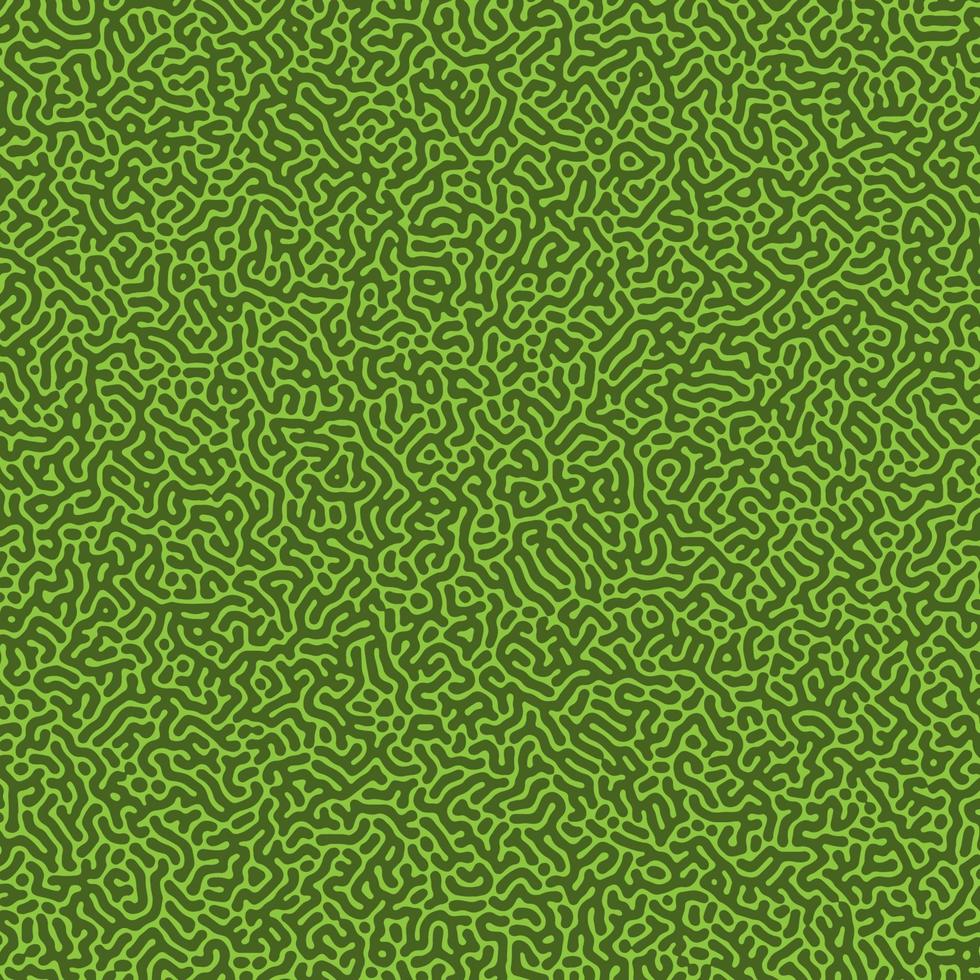 Abstract turing pattern background in shades of green vector
