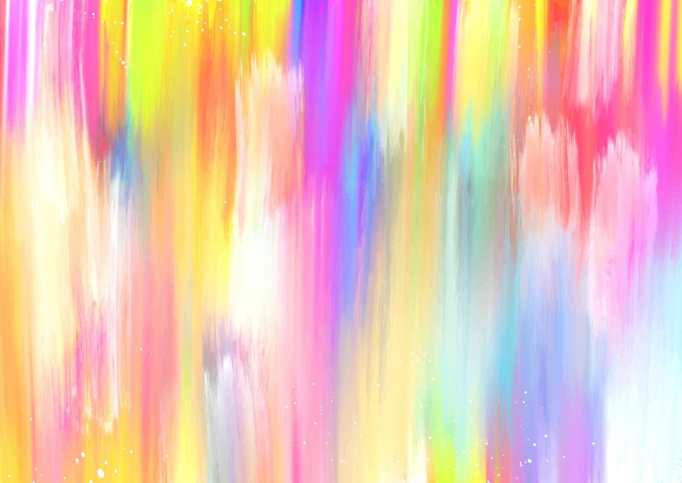 bright coloured texture background with oil painting brush strokes vector