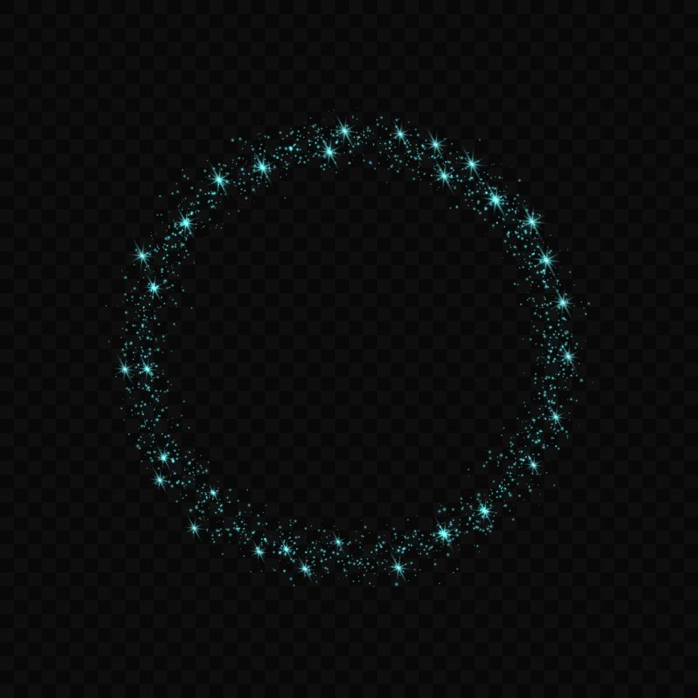 glow light effect stars bursts with sparkles isolated vector