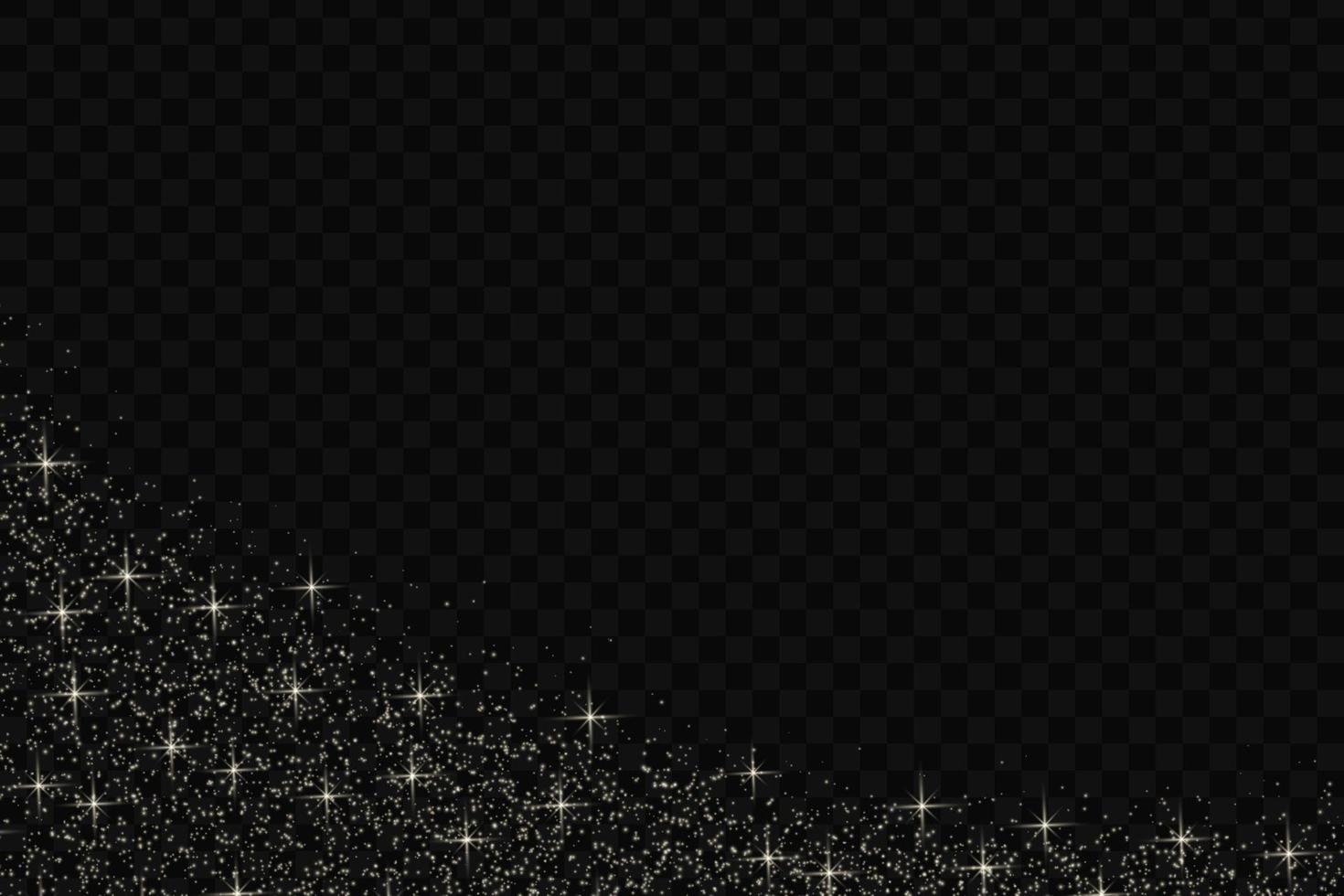 Vector gold glitter confetti pattern.