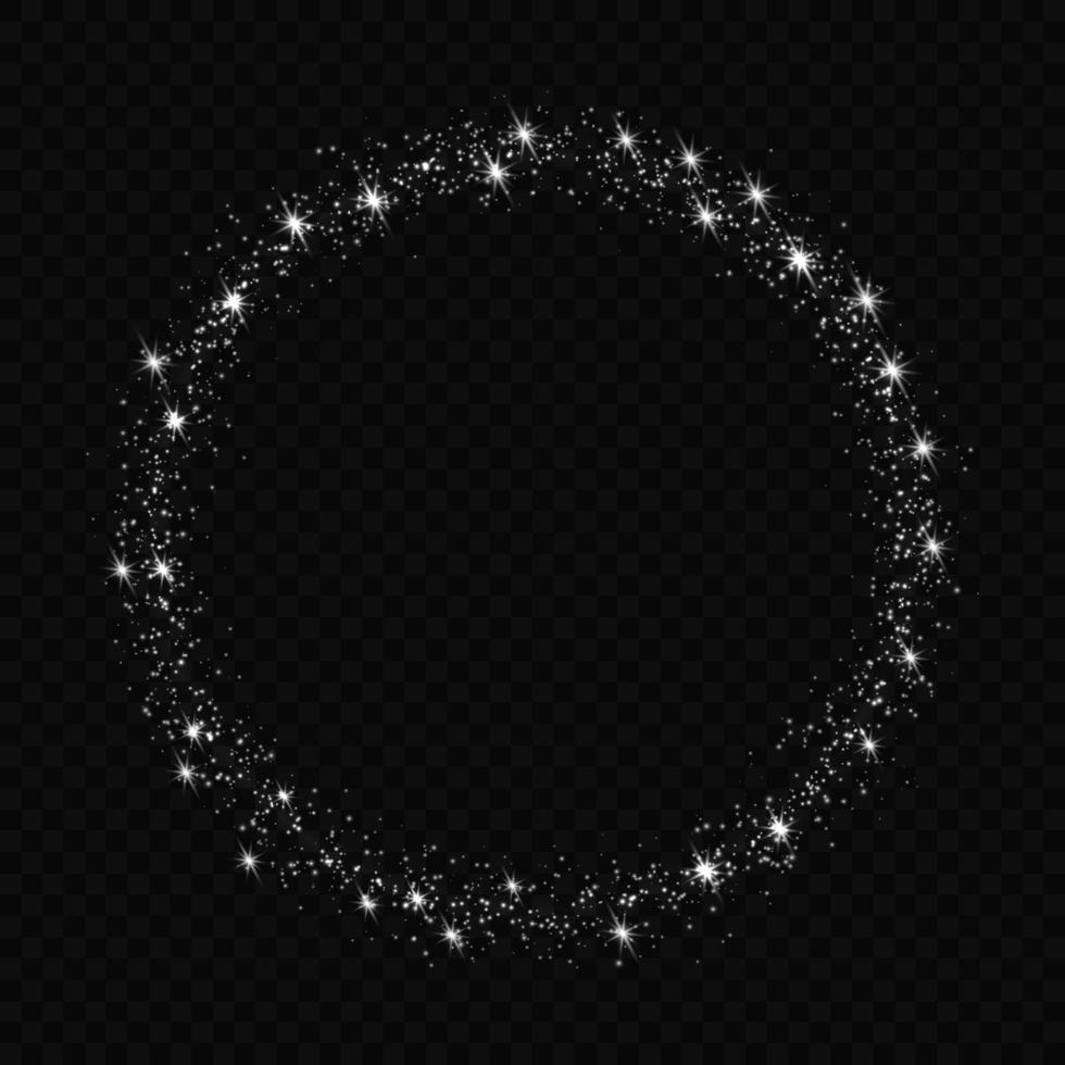 glow light effect stars bursts with sparkles isolated vector