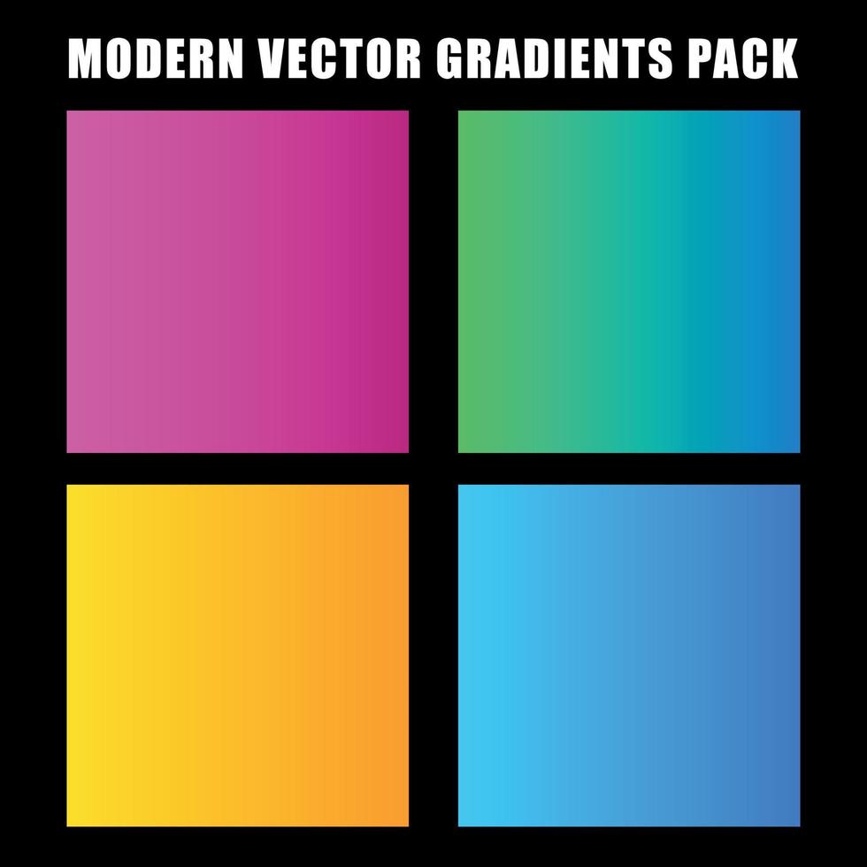 moderno vector gradientes paquete