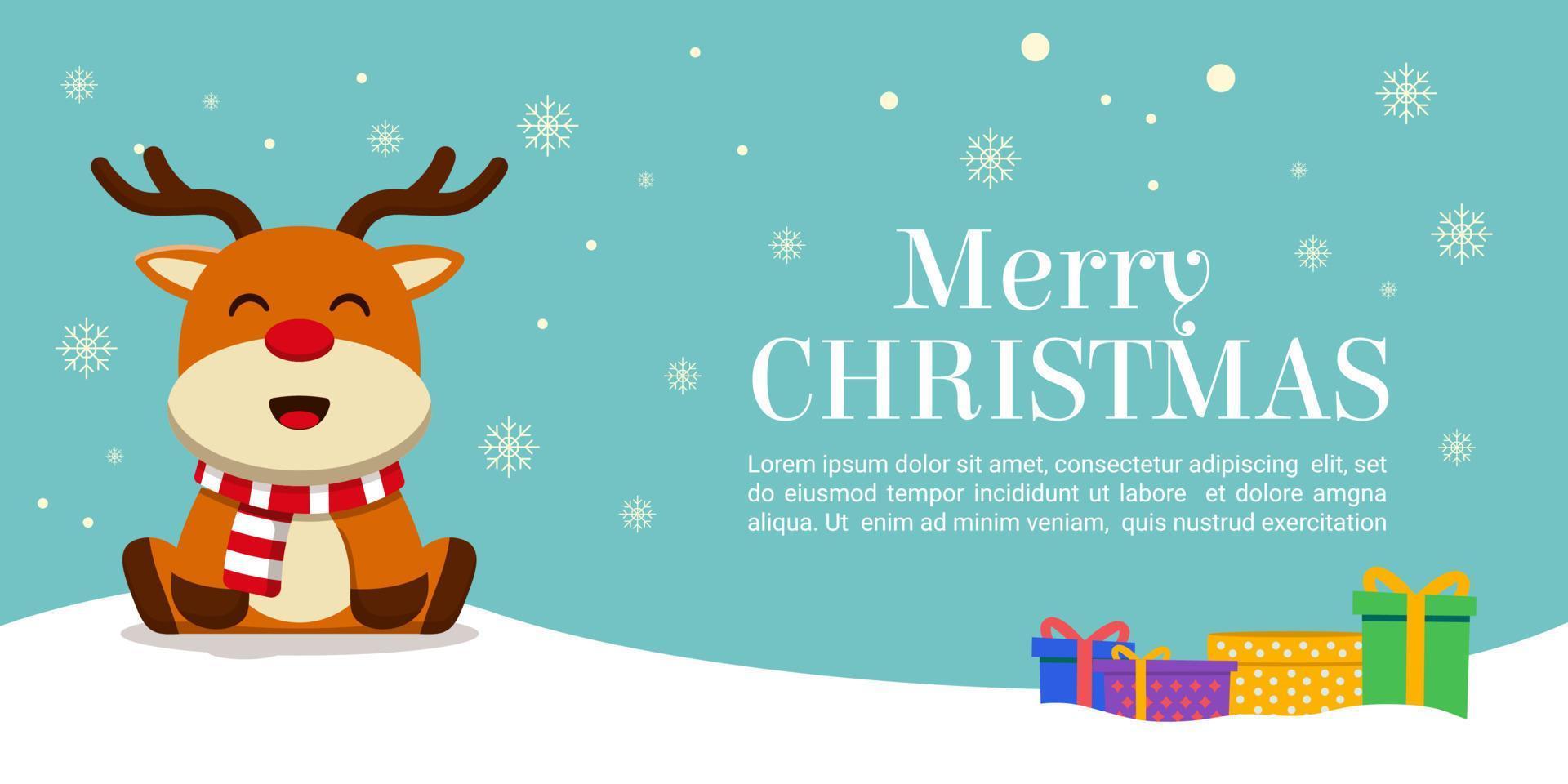 christmas and holiday themed banner design vector