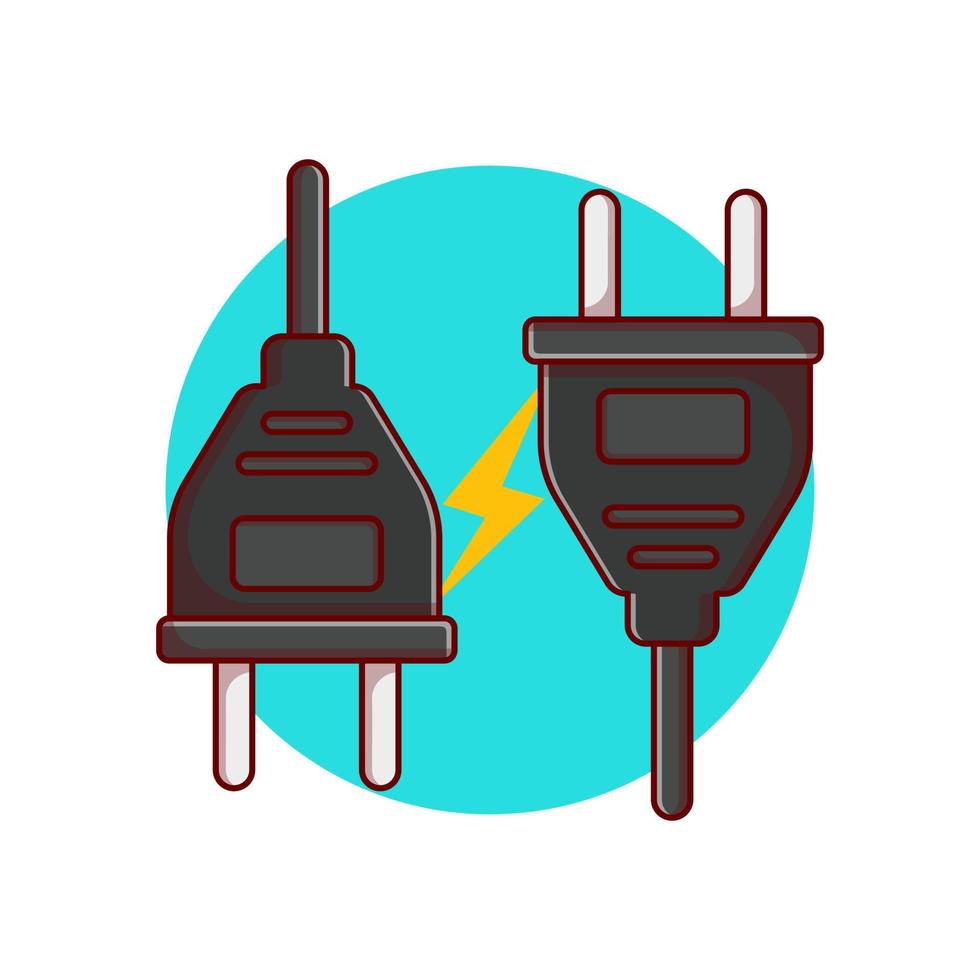 ethernet connector cable vector illustration design