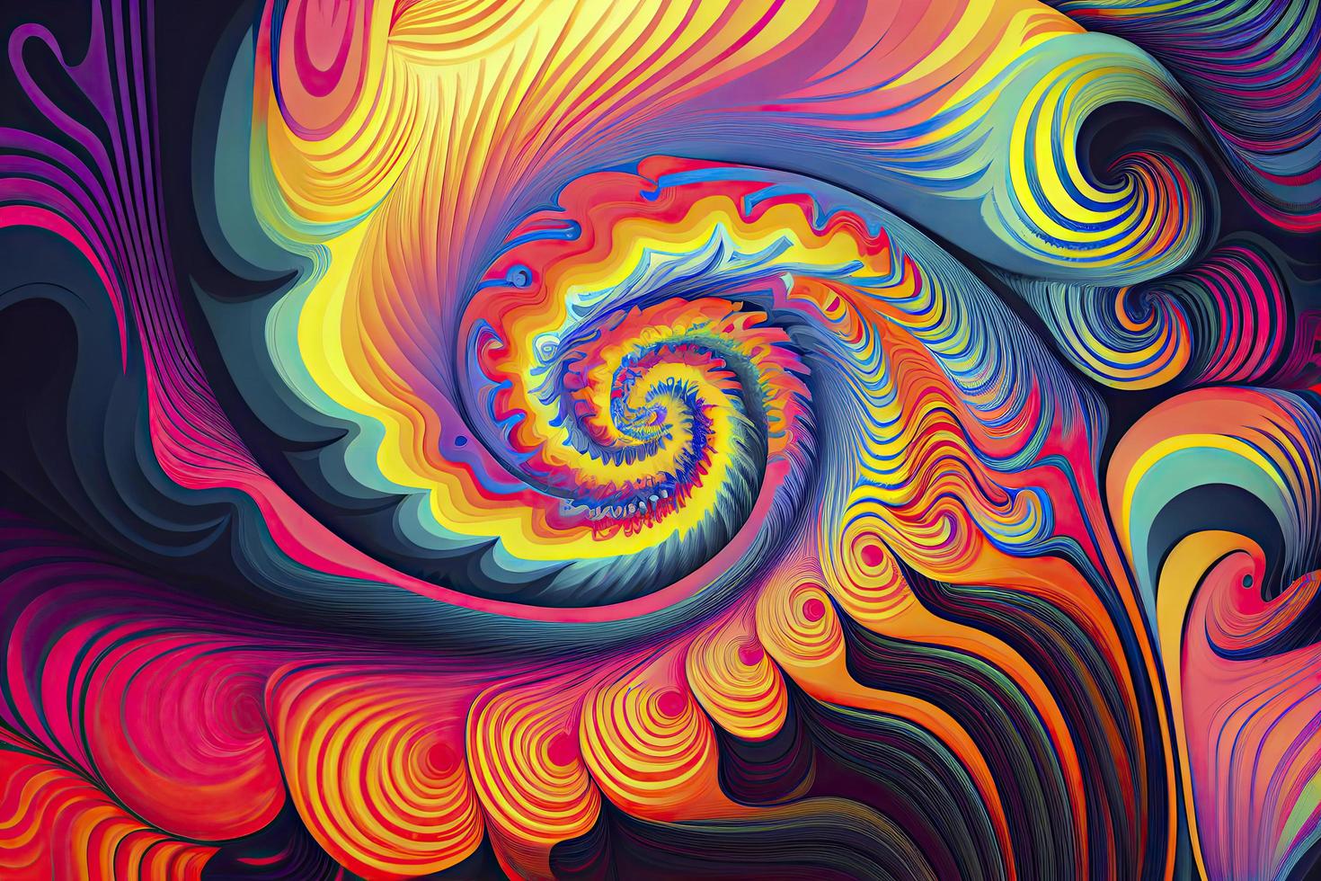 Psychedelic backgrounds, similar to the posters, often featured swirling patterns and colors photo