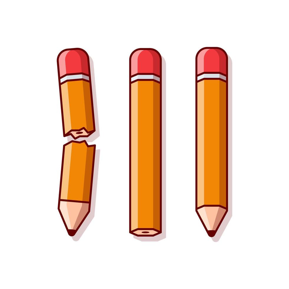 pencil collection vector illustration design