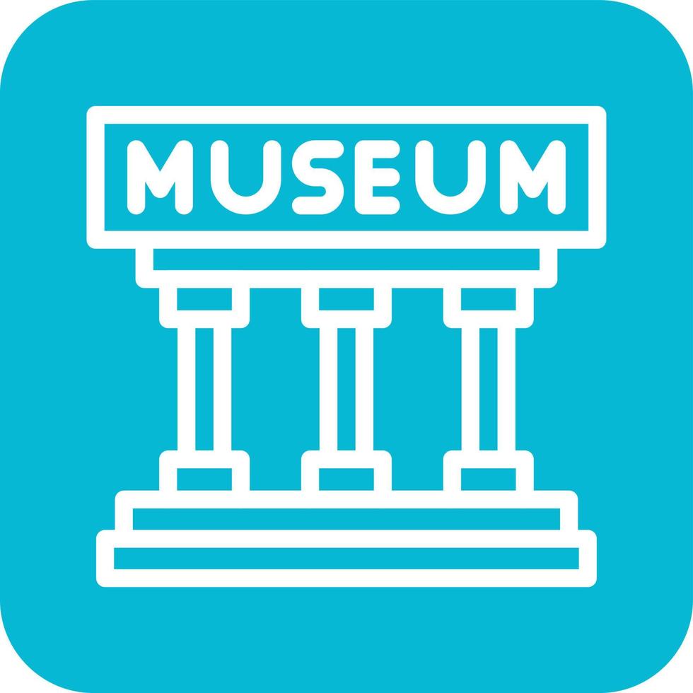 Museum Vector Icon Design Illustration