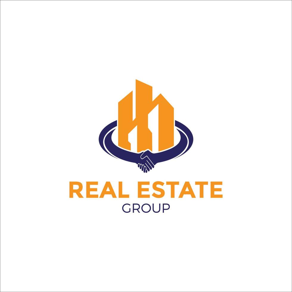 real estate group logo vector