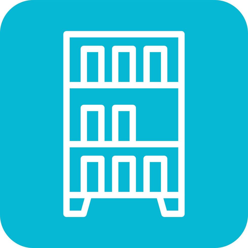 Book shelf Vector Icon Design Illustration