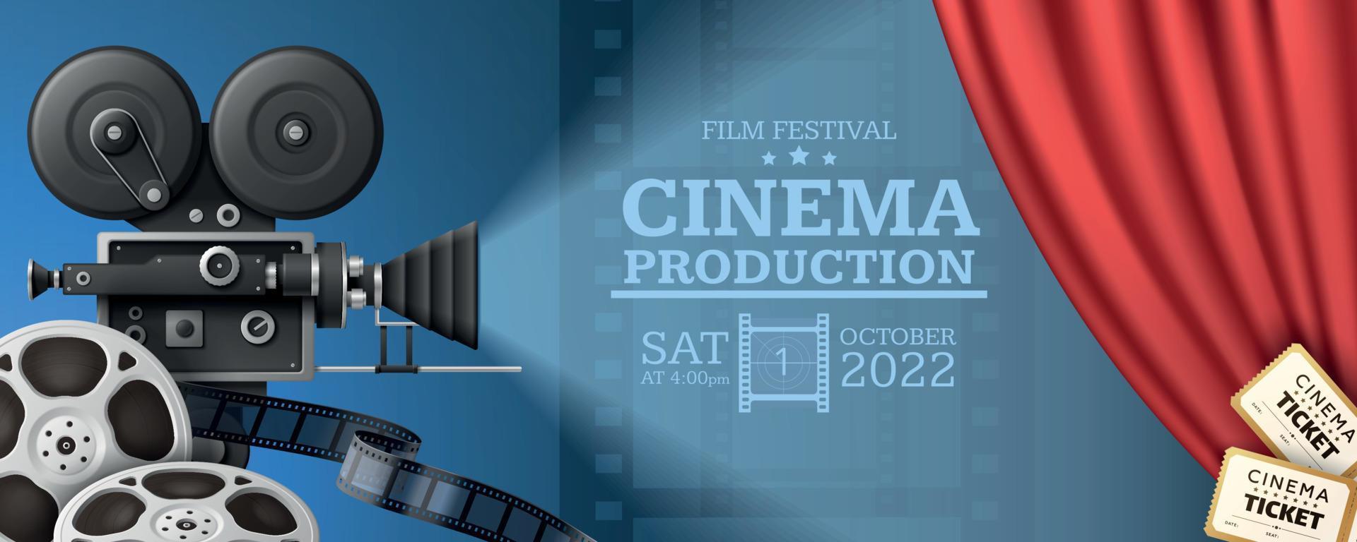 Cinema Festival Poster vector