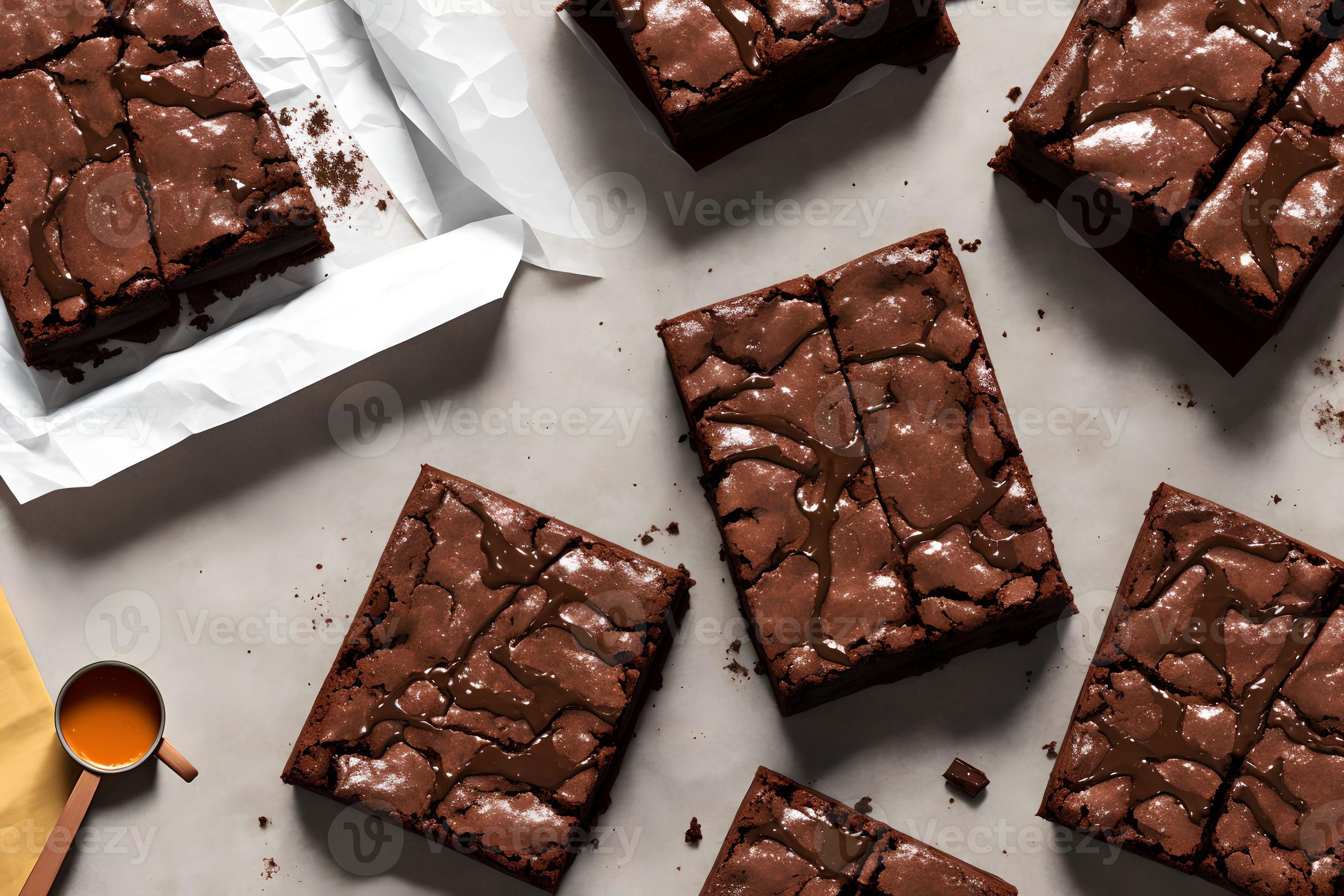 Sticky Toffee brownies, generative art by A.I. 21921073 Stock Photo at Vecteezy