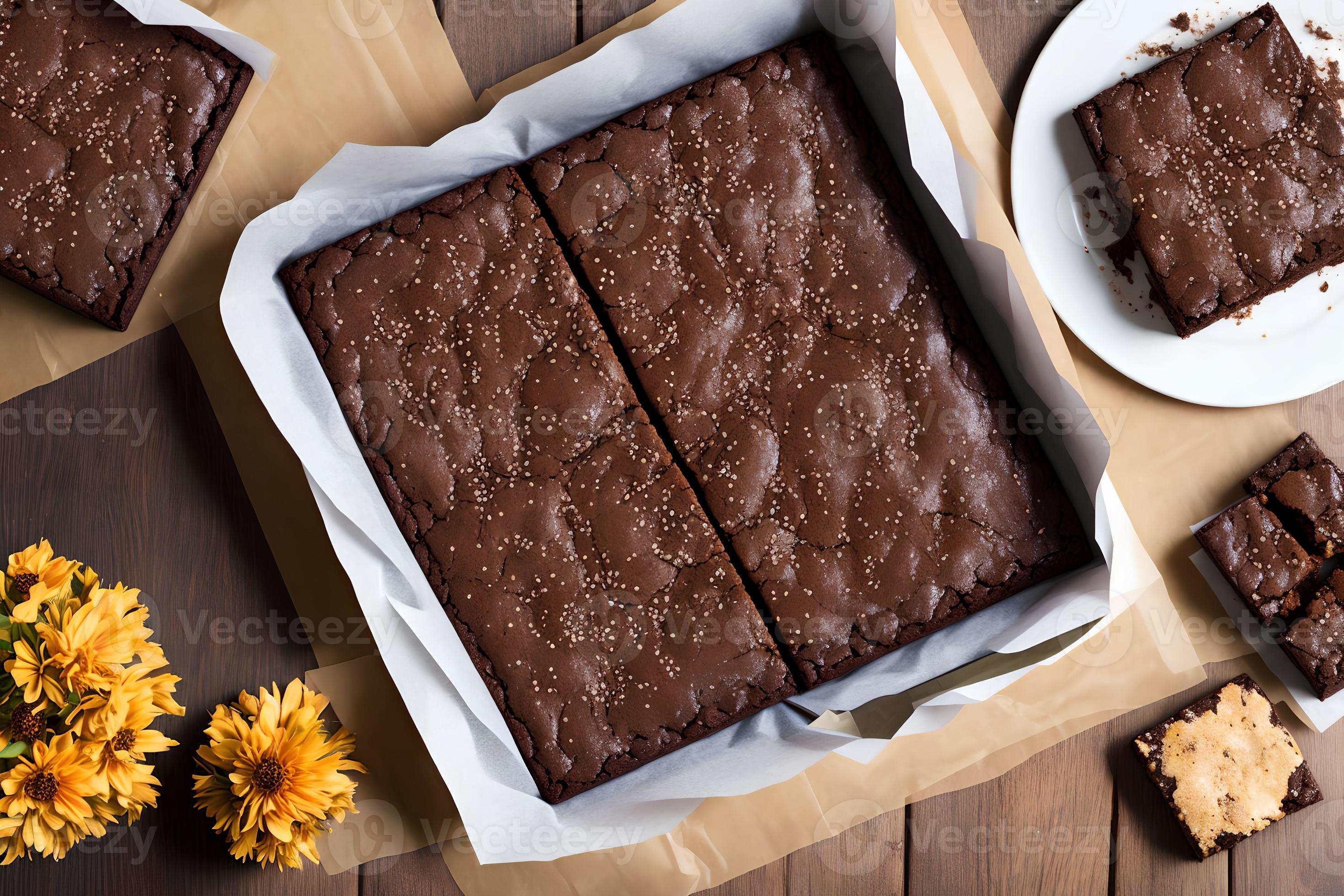 Sticky Toffee brownies, generative art by A.I. 21921101 Stock Photo at Vecteezy