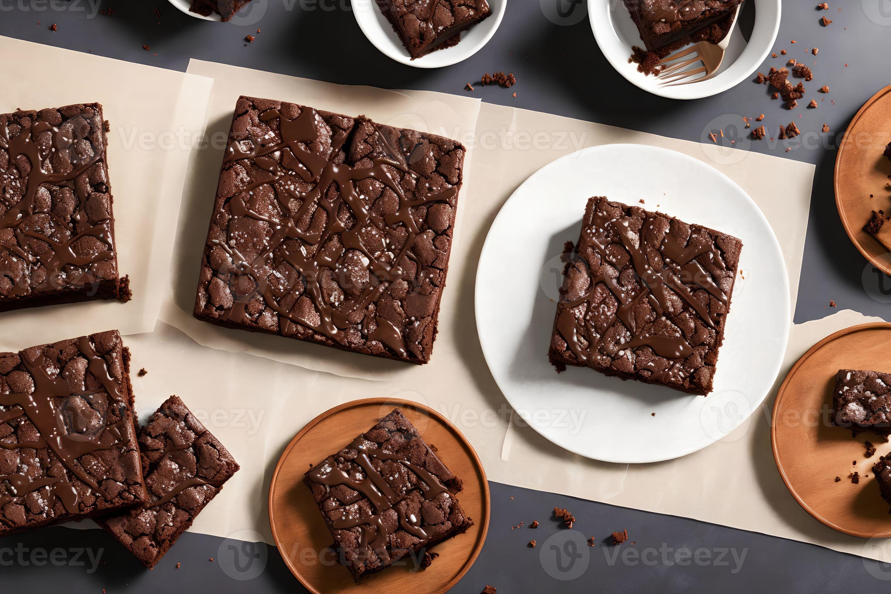 Sticky Toffee brownies, generative art by A.I. 21921103 Stock Photo at Vecteezy