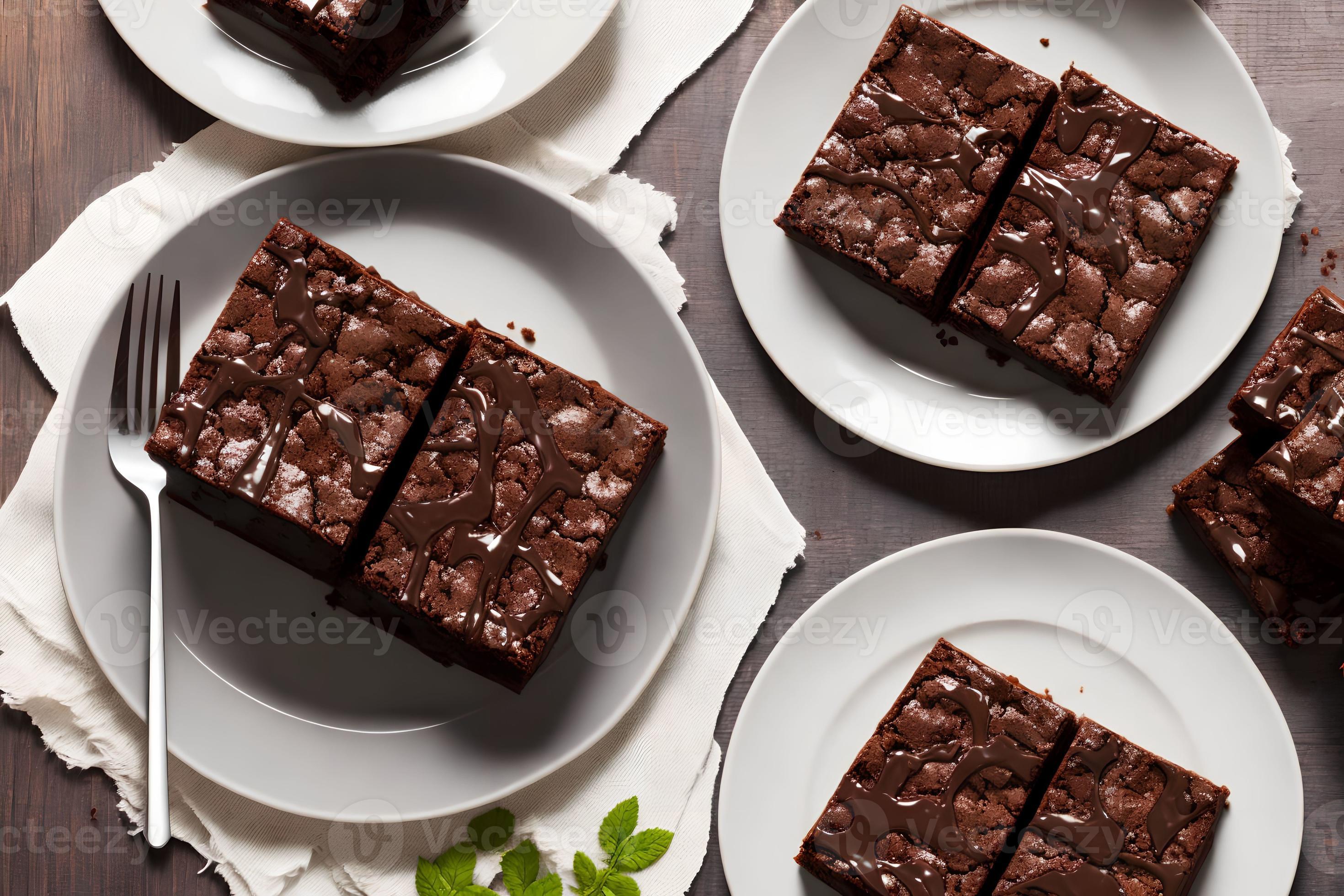 Sticky Toffee brownies, generative art by A.I. 21921109 Stock Photo at Vecteezy