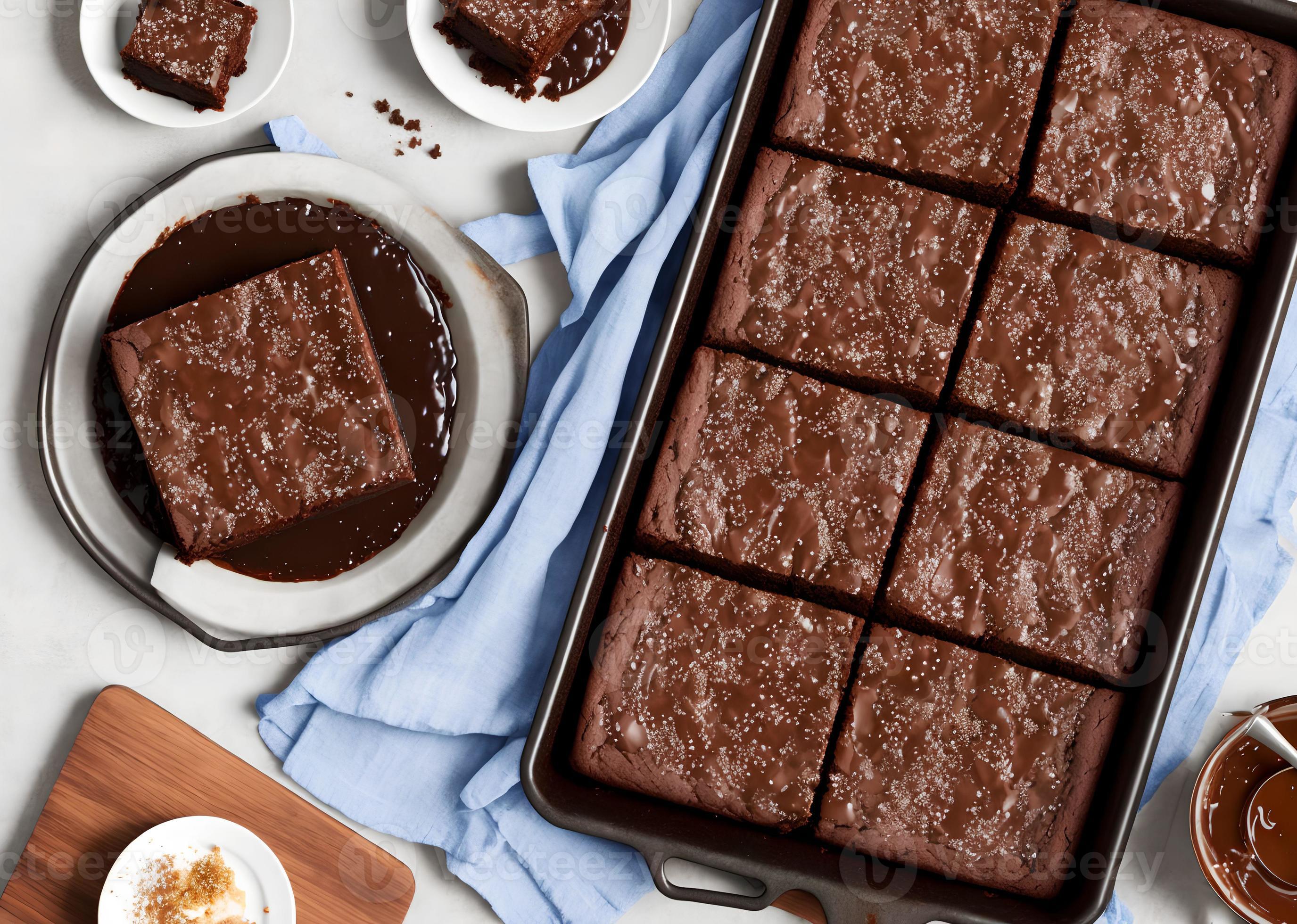 Sticky Toffee brownies, generative art by A.I. 21921120 Stock Photo at Vecteezy