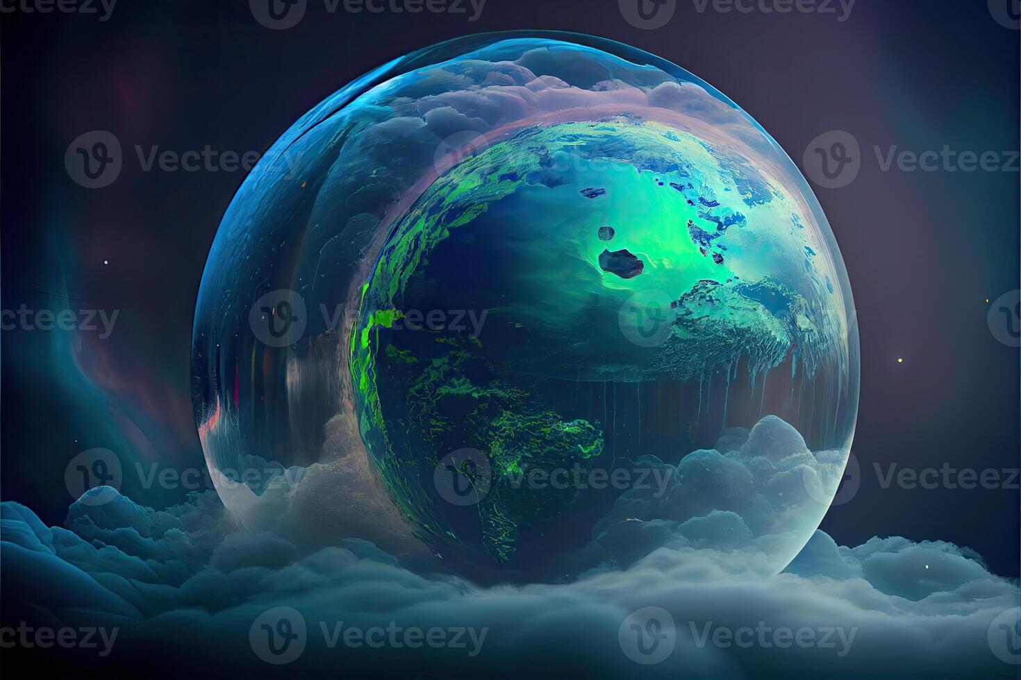 internacional día para el proteccion de el ozono capa dieciséis septiembre ai generado foto