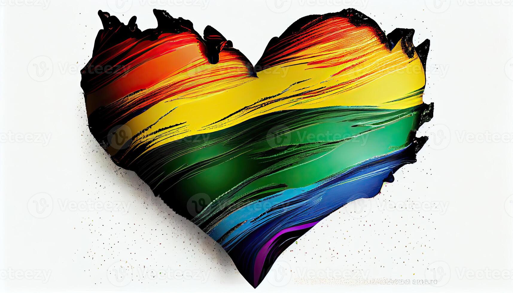 Pride Heart Pride Month and Day love conquers all photo