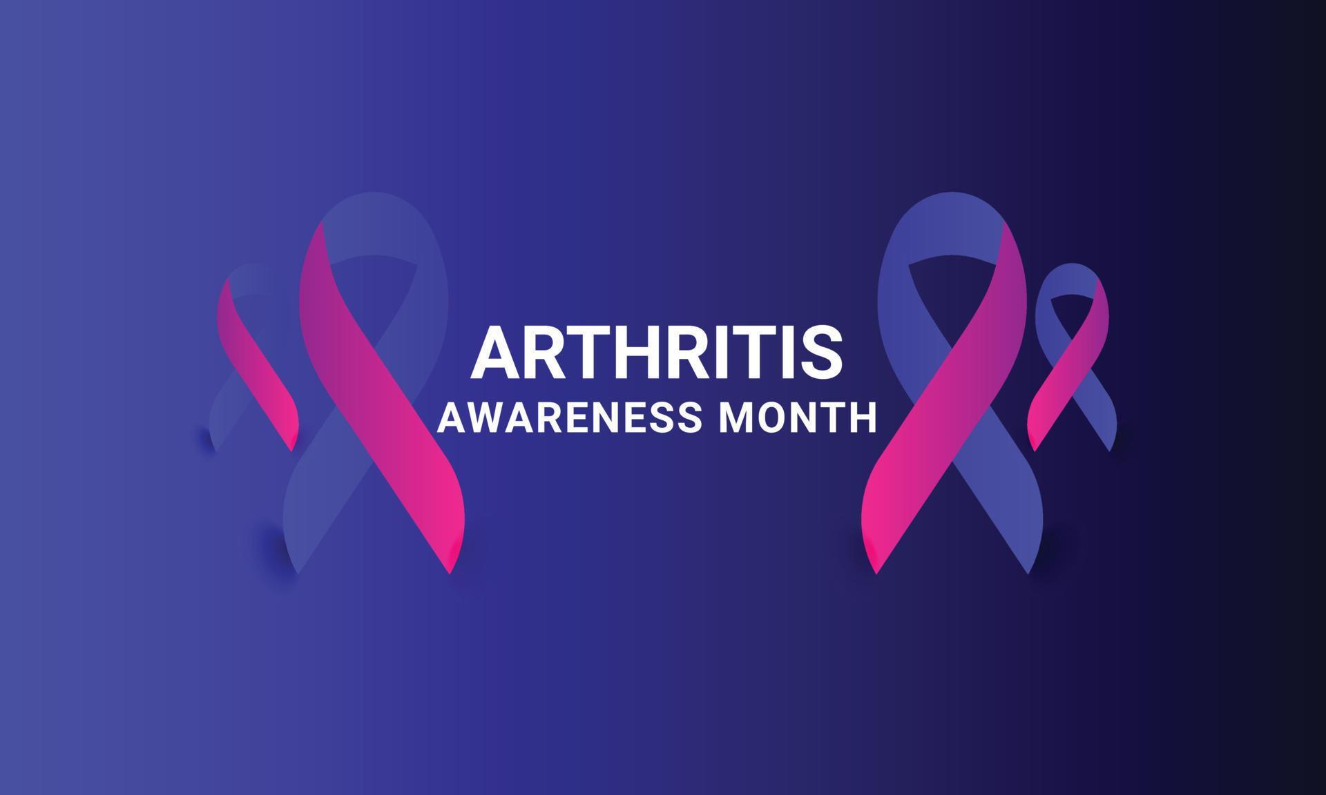 National Arthritis Awareness Month May. vector Template background