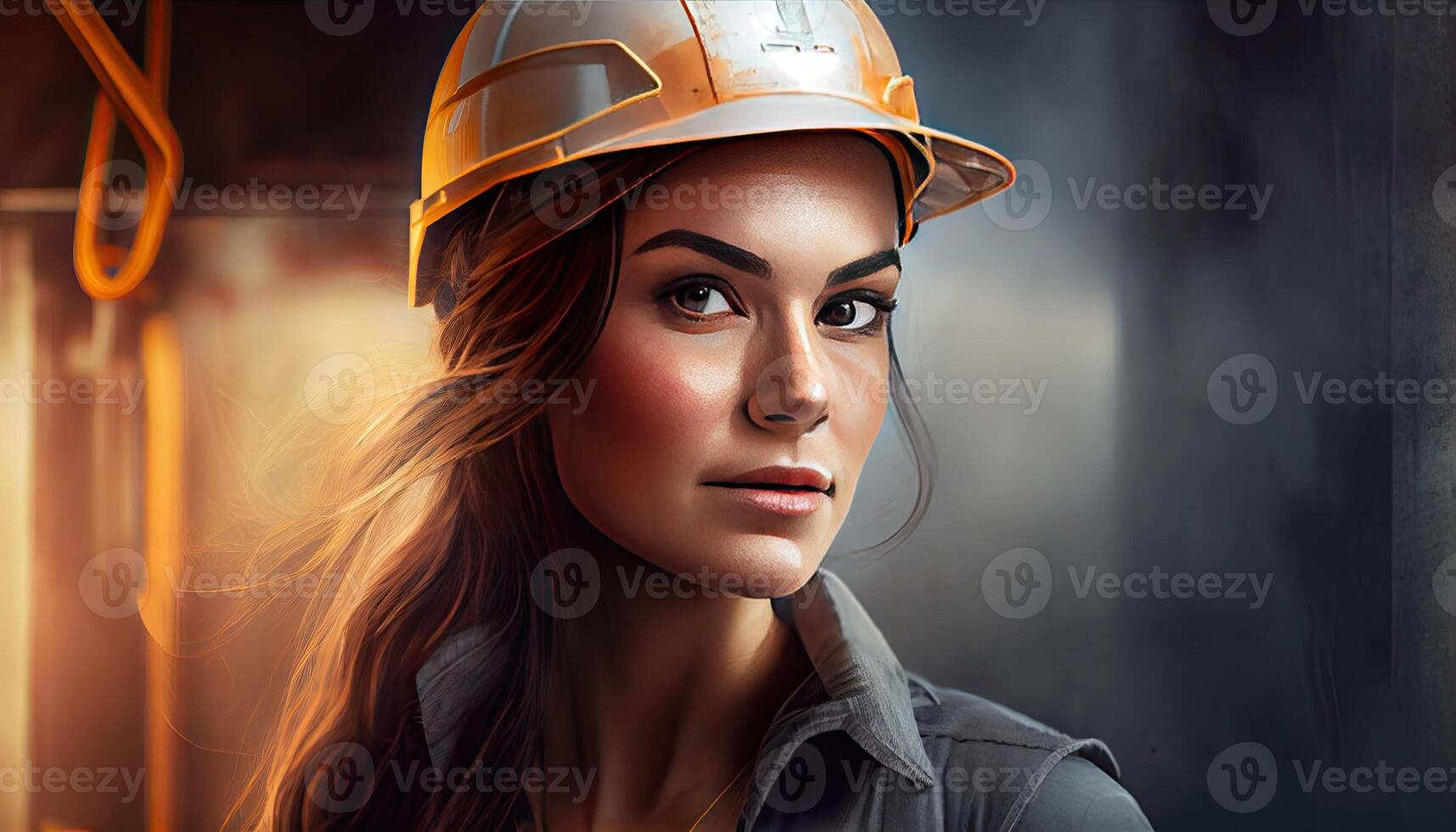 Woman wearing hard hat on a construction Labor Day and the importance