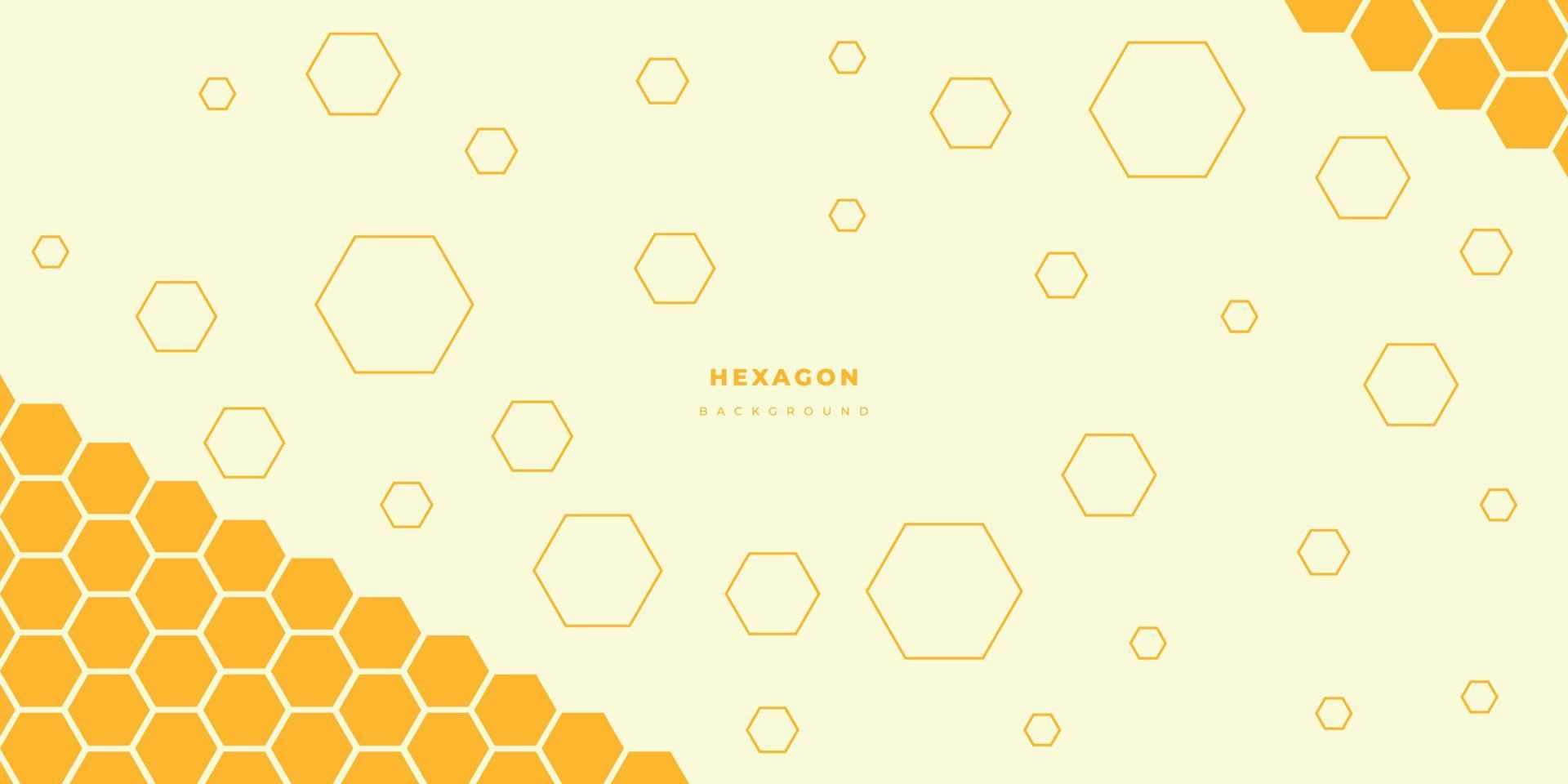 Hexagon background template copy space for poster, banner, leaflet, flyer, or brochure vector
