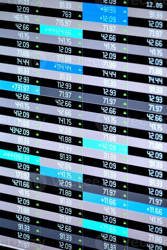 Stock Exchange Financial Data Chart photo