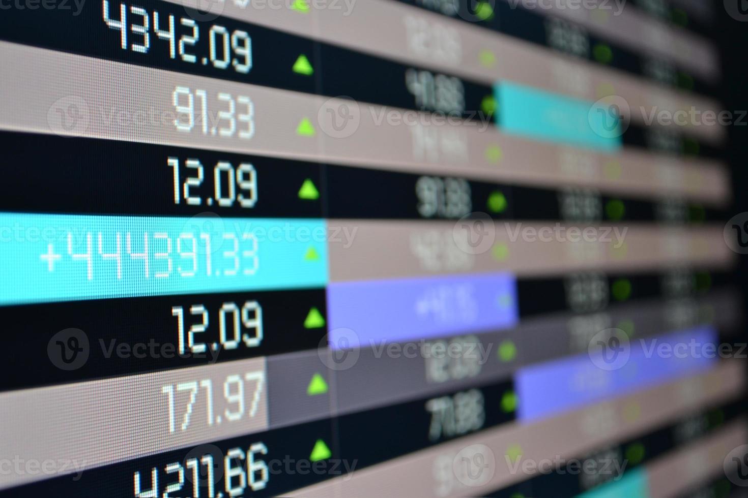 Stock Exchange Financial Data Chart photo