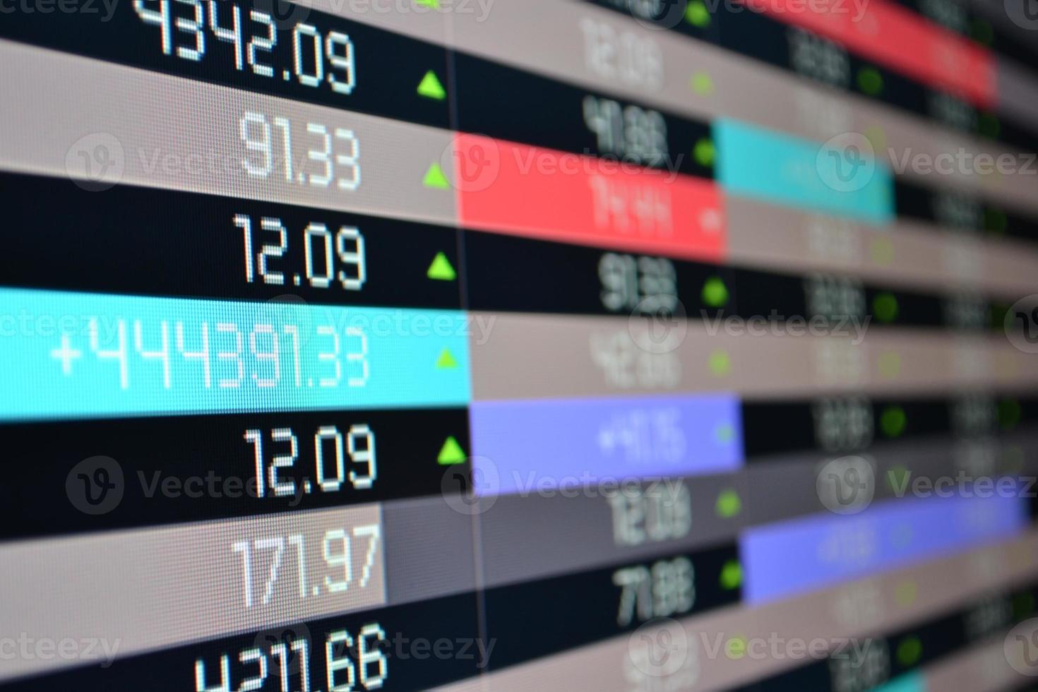 Stock Exchange Financial Data Chart photo