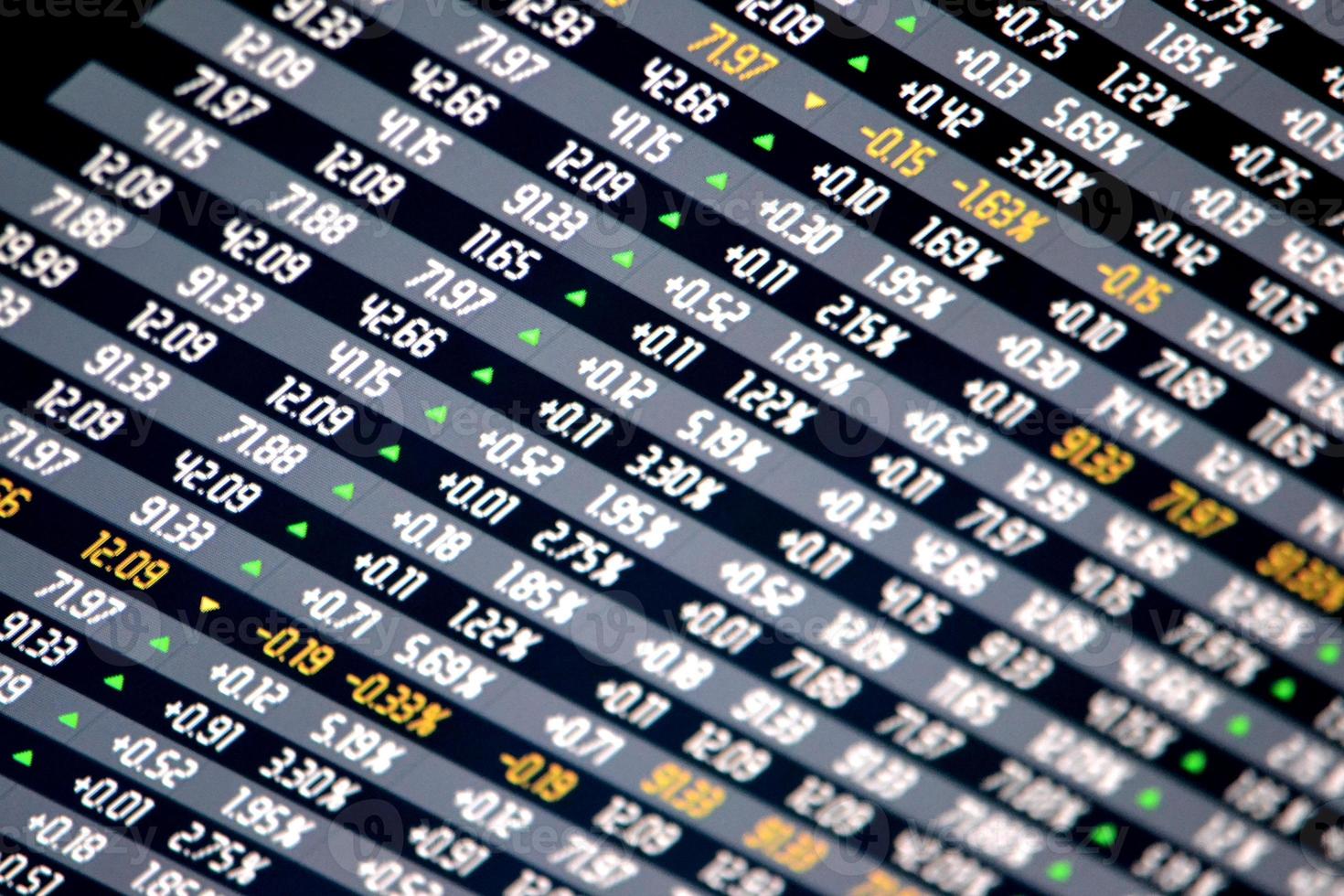 Stock Exchange Financial Data Chart photo