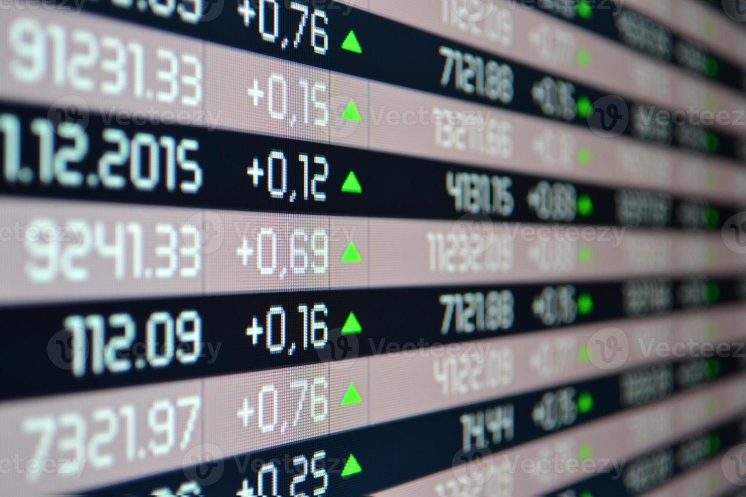 Financial Data Chart - Rise, Growth Concept photo