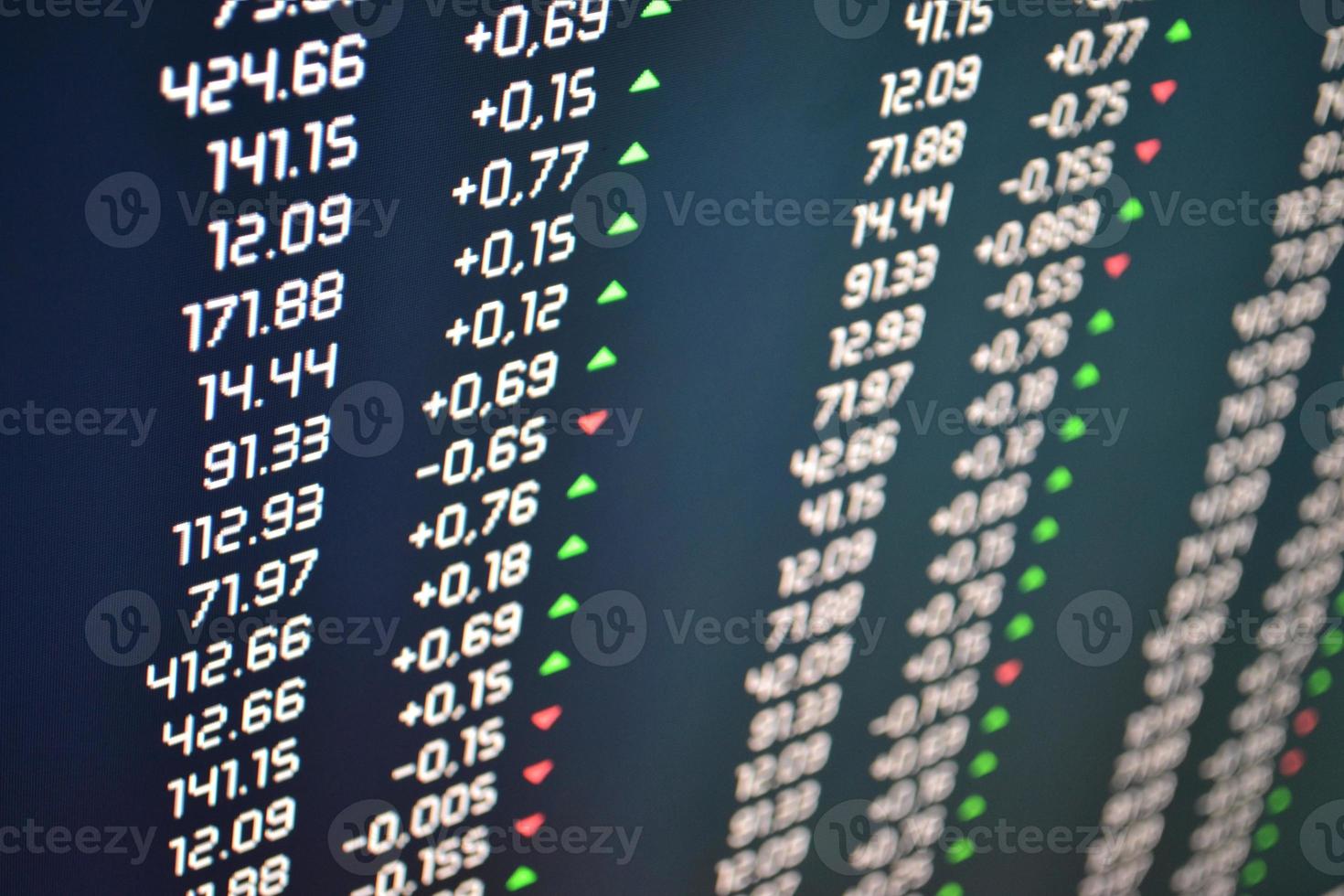 Stock Exchange Financial Data Chart photo