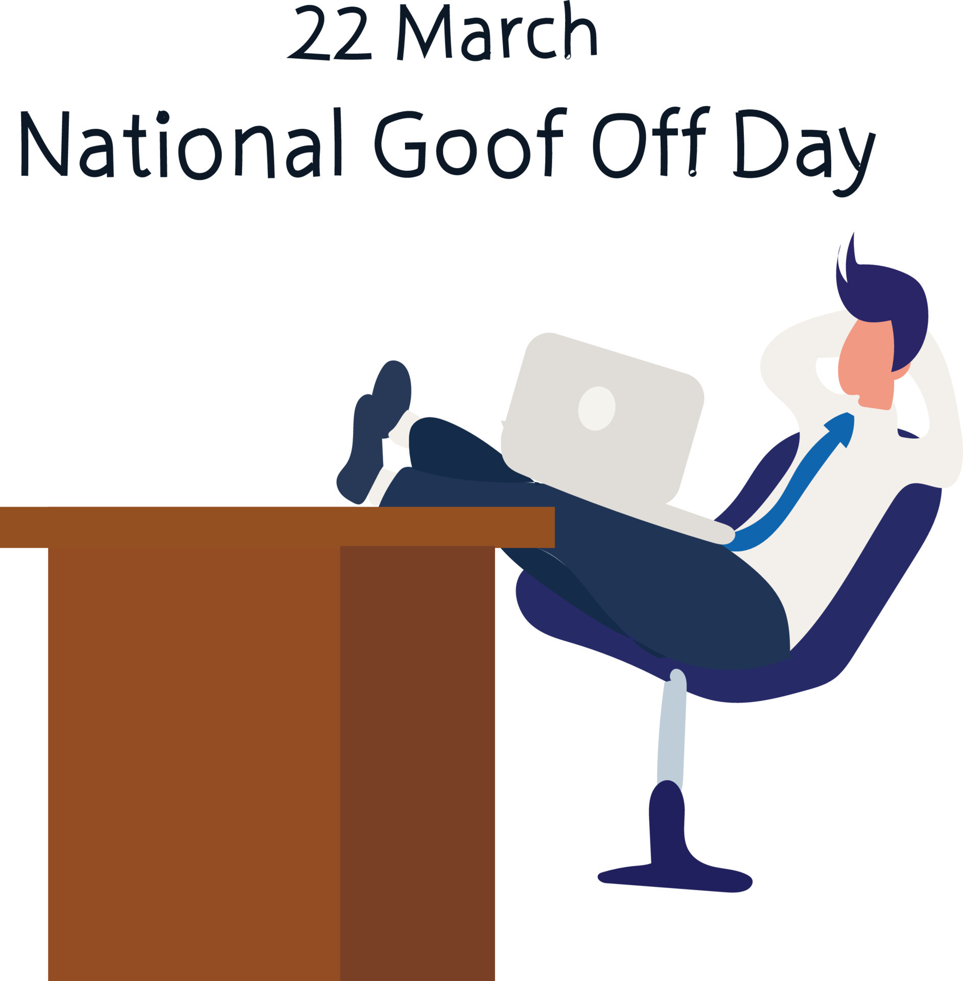 National Goof Off Day Vector illustration. 21922837 Vector Art at Vecteezy