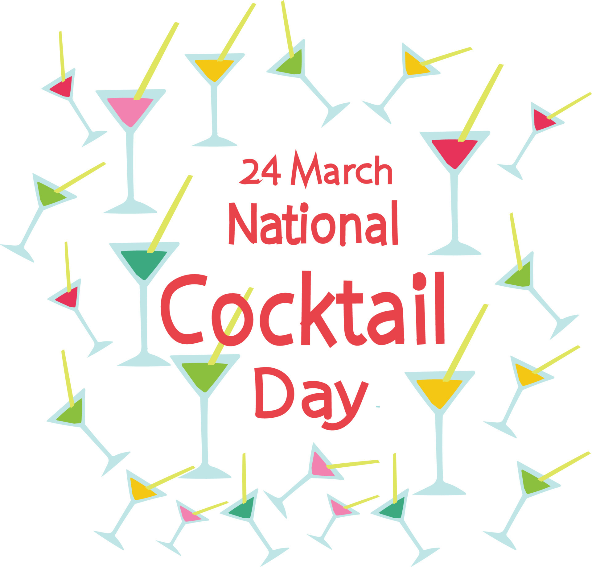 National Cocktail Day Vector illustration. 21922852 Vector Art at Vecteezy
