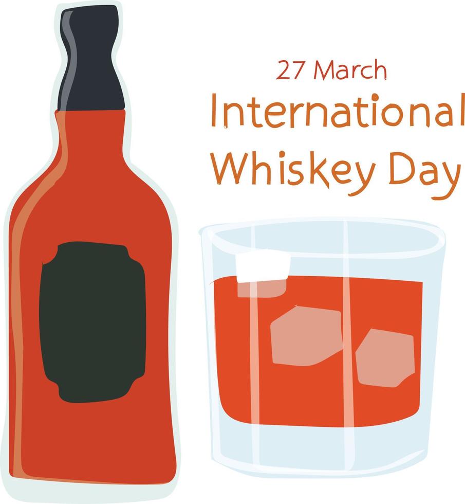 International Whiskey Day vector