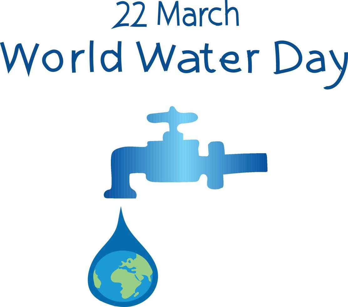 World Water Day Vector illustration.
