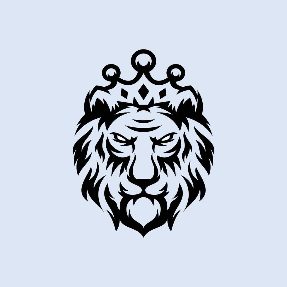Lion King Logo Design 21924584 Vector Art at Vecteezy