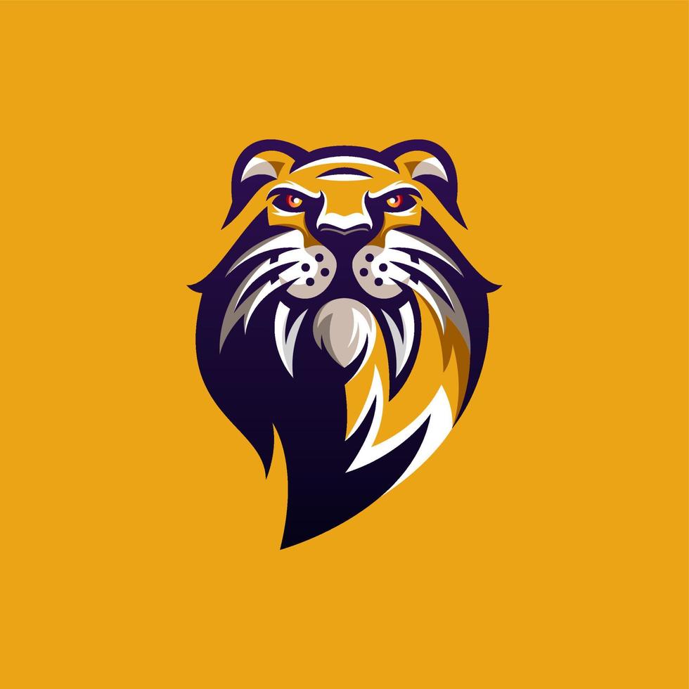 diseño de logotipo de tigre vector