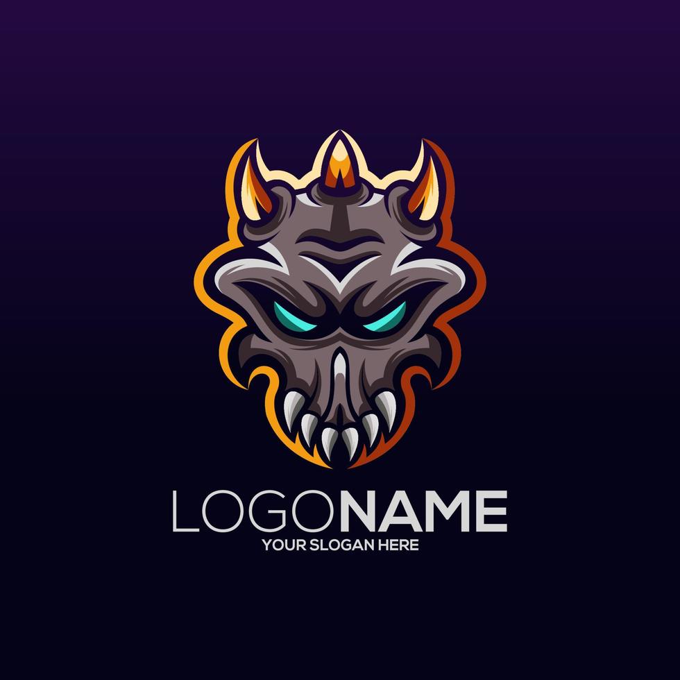 Skull Logo Design vector