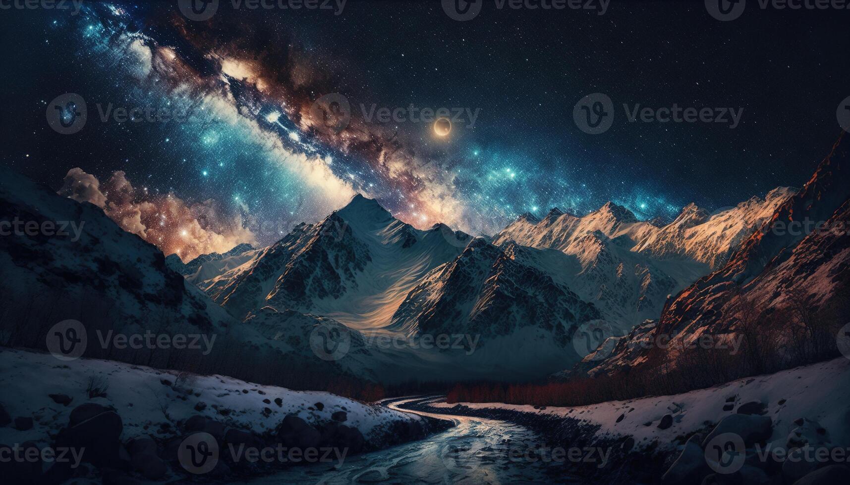 mountains background mountains view image fantasy artwork art photo