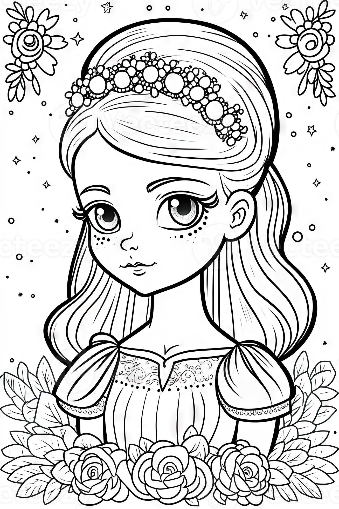 How to Draw Princess for Kids and Adults Graphic by Pro Designs