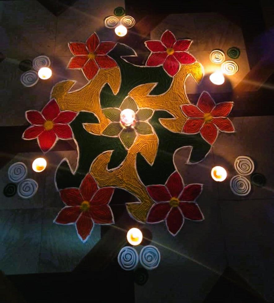little lamps decorated to celebrate photo