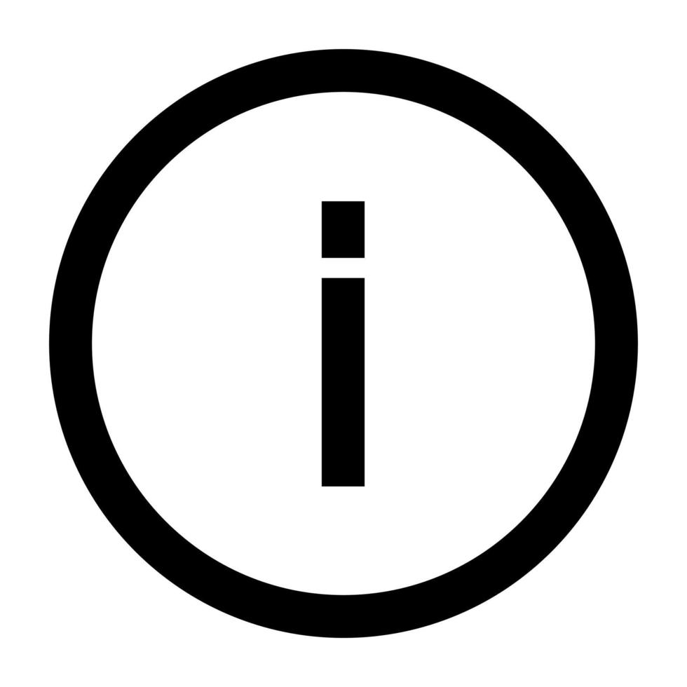 Exclamation mark line icon. vector