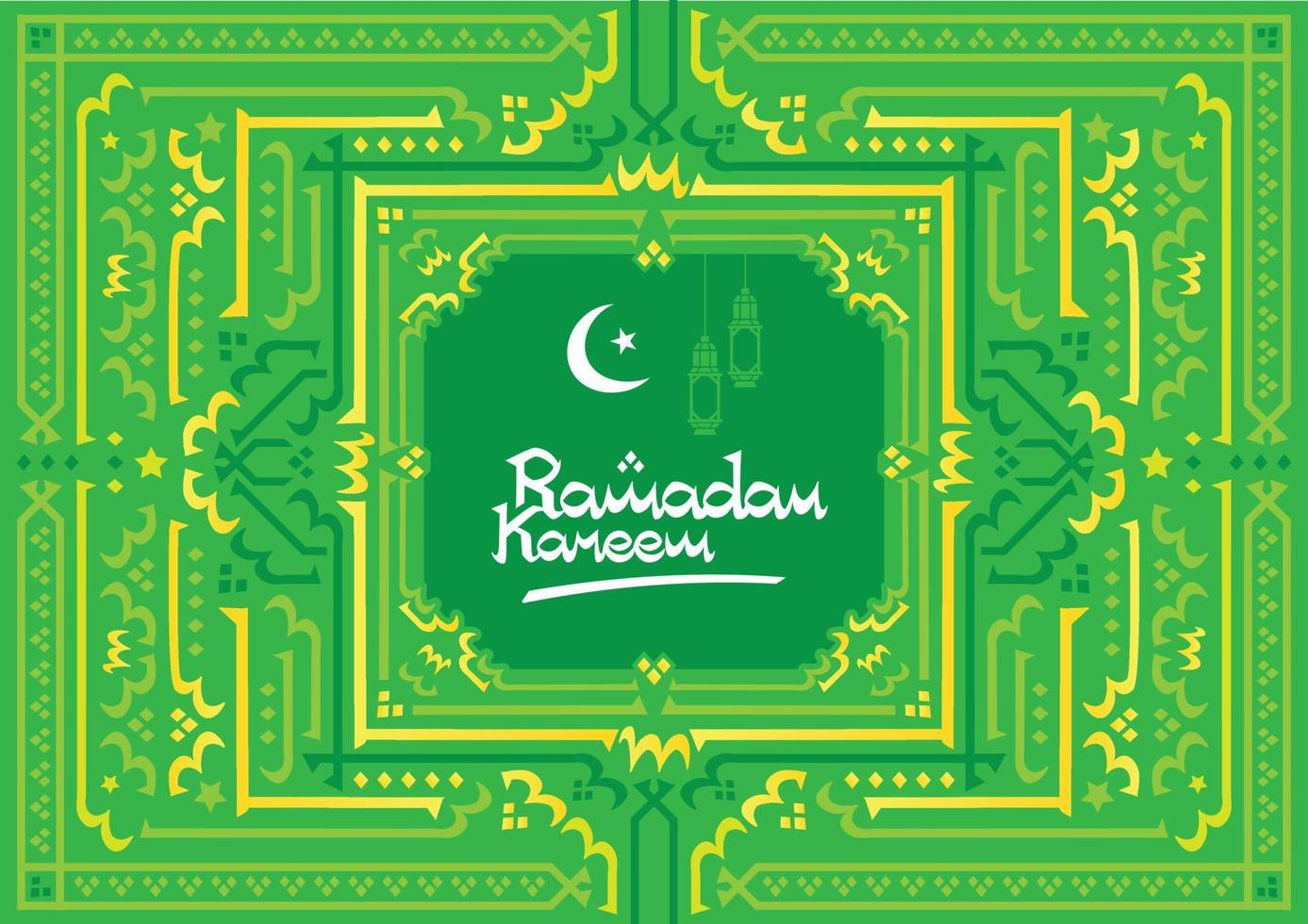 islamic ramadhan kareem big background theme for any purpose vector