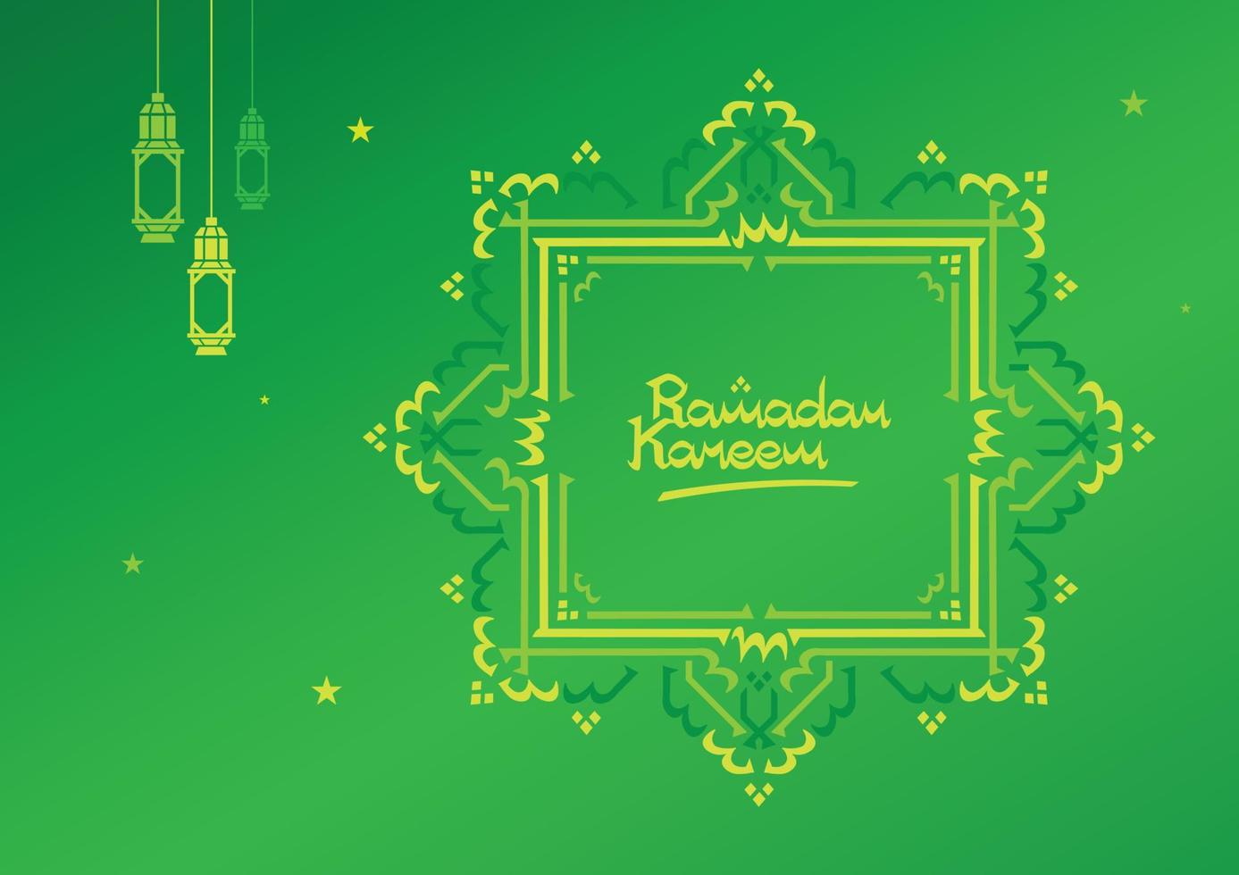 islamic ramadhan kareem big background theme for any purpose vector