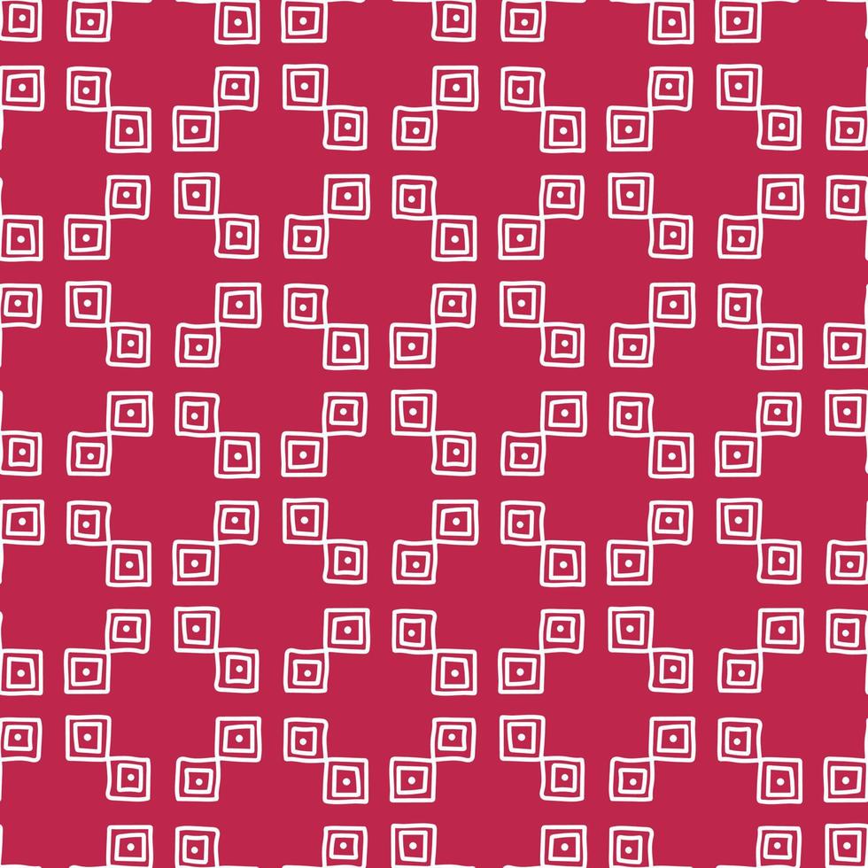 Geometric hand drawn seamless pattern vector