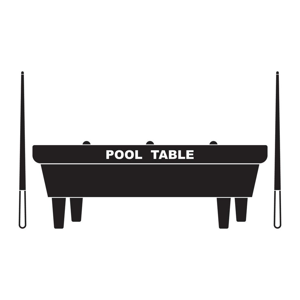 billiard table icon vector